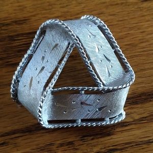 Signed JJ Vintage Silver Brooch